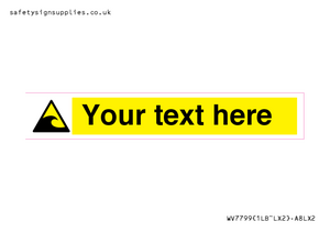 Custom warning tsunami hazard zone